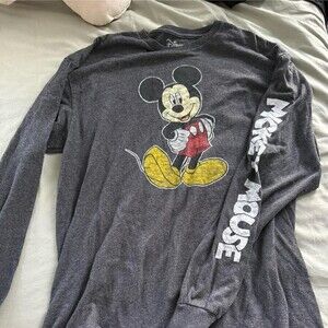Mickey Mouse Grey Long Sleeve A 32 D